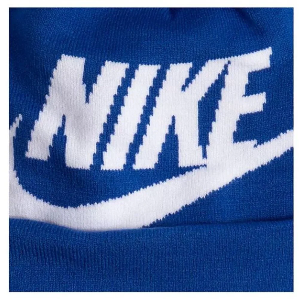 Boys Nike Swoosh Beanie Glove Set 8-20 Youth Kid Sportwear Hat Cap Athletic Girl